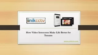 How Video Intercoms Make Life Better for Tenants