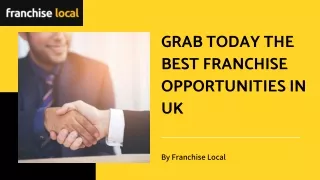 Top Franchise Opportunities In The UK | Franchise Local