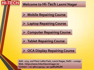 BEST Mobile Repairing Course in Delhi