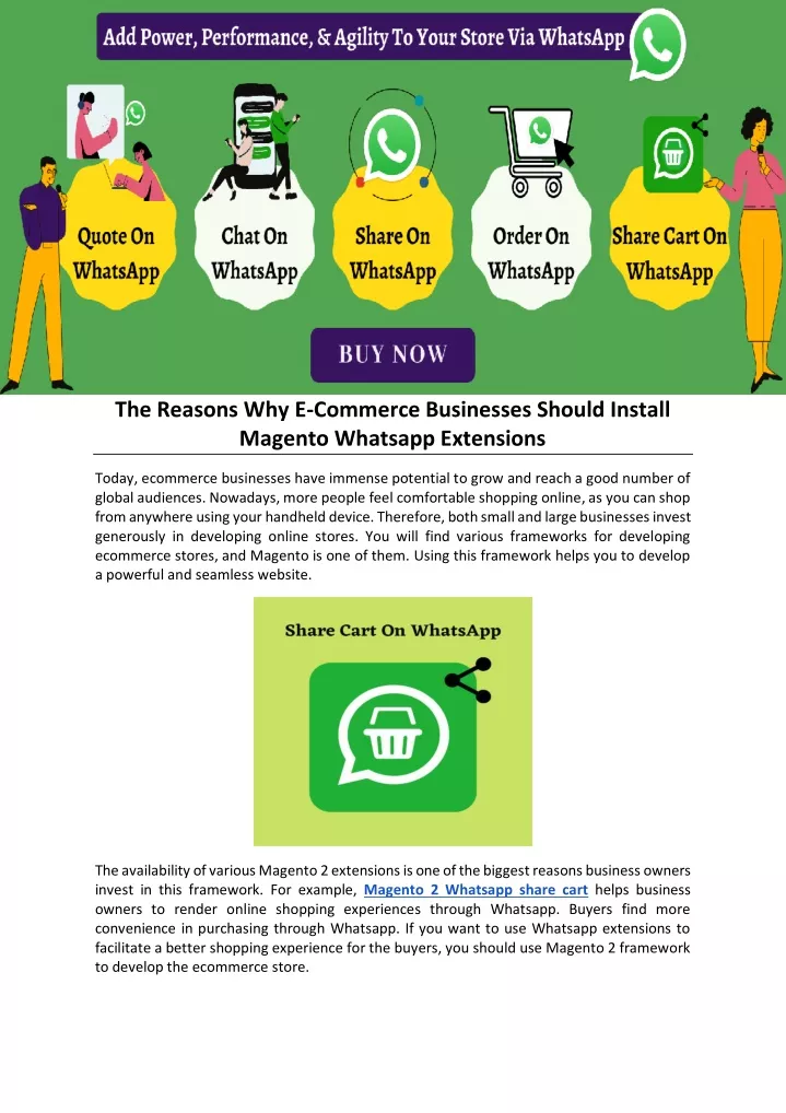 the reasons why e commerce businesses should