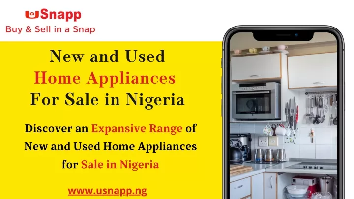 new and used home appliances for sale in nigeria