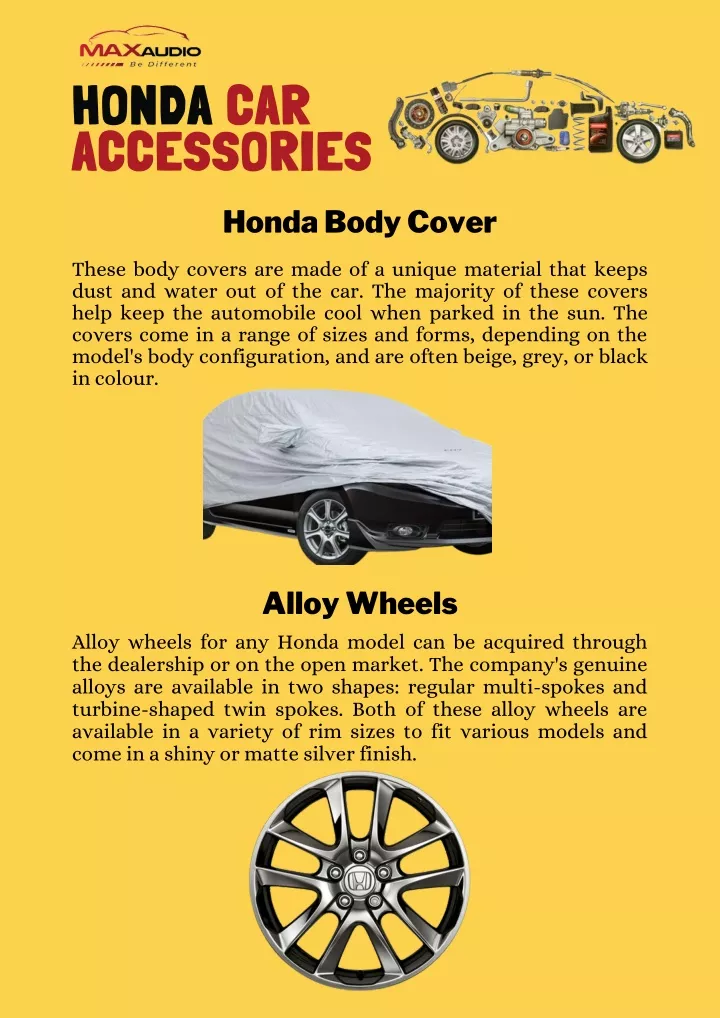 honda car accessories