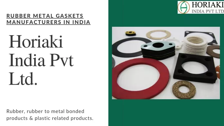 rubber metal gaskets manufacturers in india