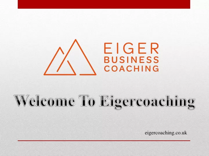 welcome to eigercoaching