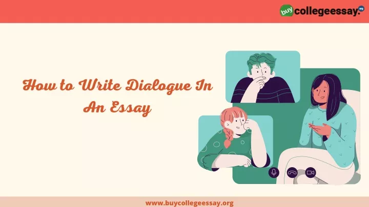 how to write dialogue in an essay