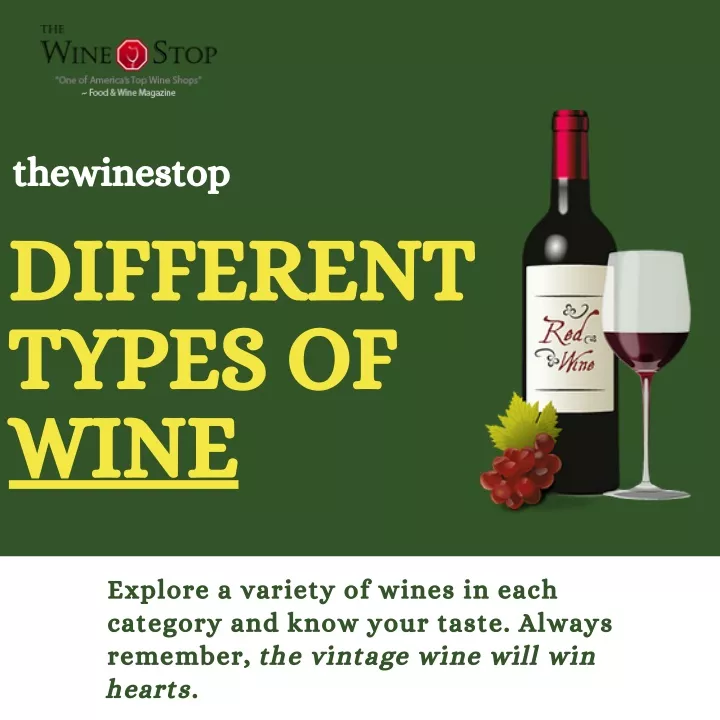 PPT - Different Types of Wine PowerPoint Presentation, free download ...