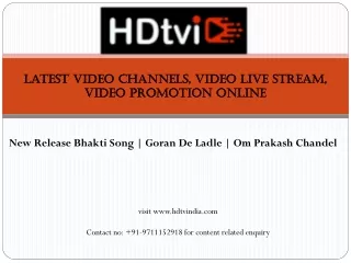 New Release Bhakti Song Online - HDtv India