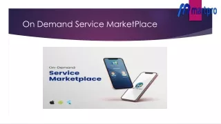 on demand service marketplace