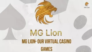 mg lion our virtual casino games