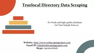 it s fresh and high quality database get free sample from us