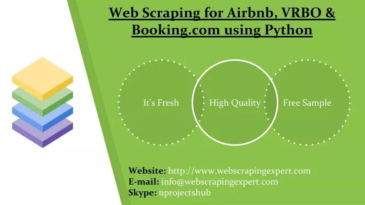 web scraping for airbnb vrbo booking com using