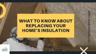 What to Know About Replacing Your Home’s Insulation