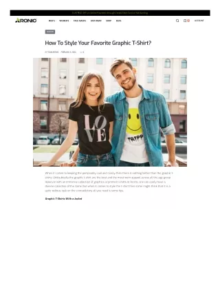 Buy best graphic printed t shirts - Aronic
