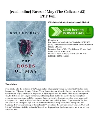 {read online} Roses of May (The Collector #2) PDF Full