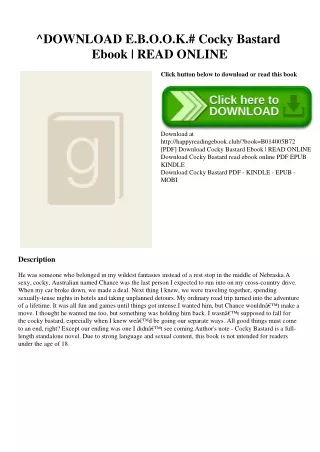 ^DOWNLOAD E.B.O.O.K.# Cocky Bastard Ebook  READ ONLINE