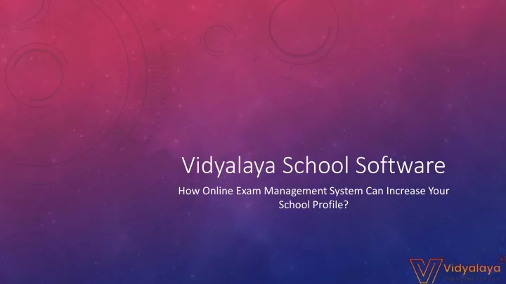 vidyalaya school software