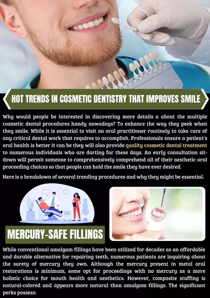 hot trends in cosmetic dentistry that improves