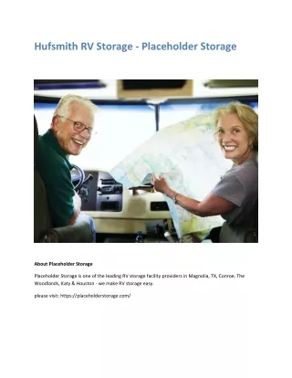hufsmith rv storage placeholder storage