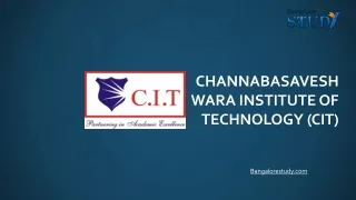 Channabasaveshwara Institute of Technology (CIT)