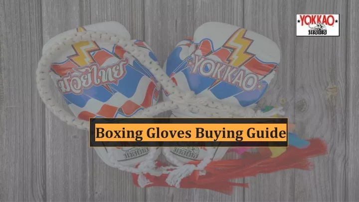 boxing gloves buying guide