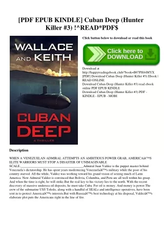 [PDF EPUB KINDLE] Cuban Deep (Hunter Killer #3) !^READPDF$