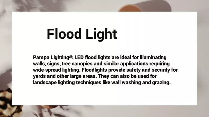 flood light