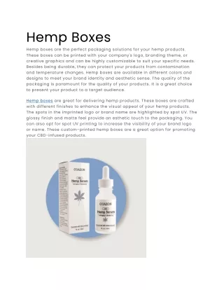 hemp boxes hemp boxes are the perfect packaging