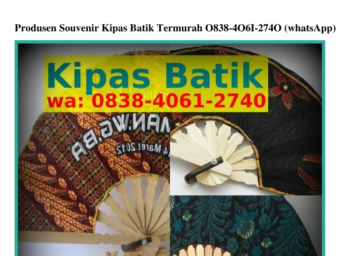 produsen souvenir kipas batik termurah o838 4o6i