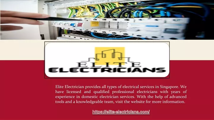 elite electrician provides all types