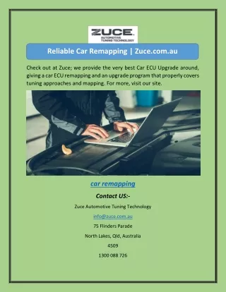 Reliable Car Remapping | Zuce.com.au