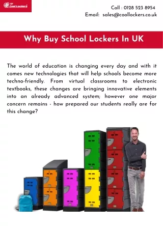 Why Buy School Lockers In UK