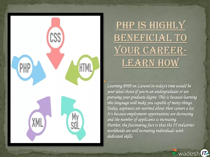 php is highly beneficial to your career learn how