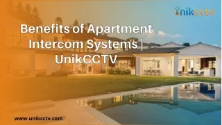 Benefits of Apartment Intercom Systems | UnikCCTV