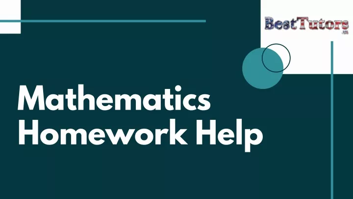 mathematics homework help