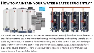 How to maintain your water heater efficiently  Just Water Heaters of Atlanta