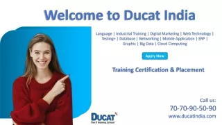 welcome to ducat india