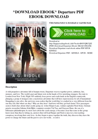 ^DOWNLOAD EBOOK^ Departure PDF EBOOK DOWNLOAD