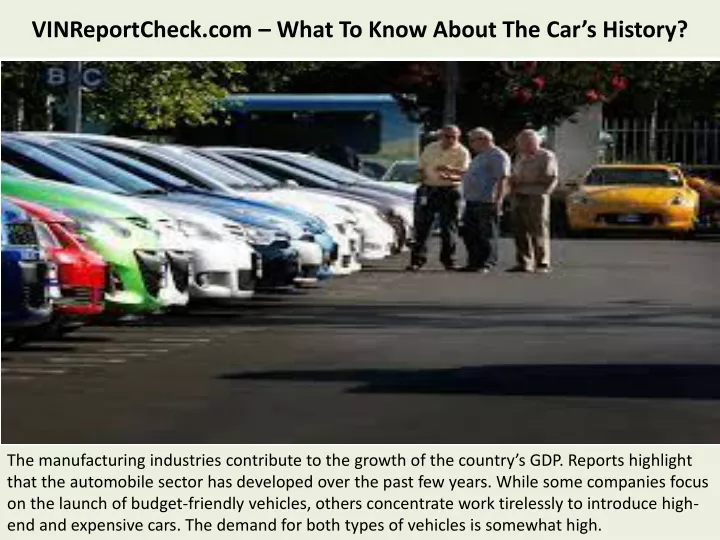 vinreportcheck com what to know about the car s history