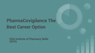 PharmaCovigilance The Best Career Option