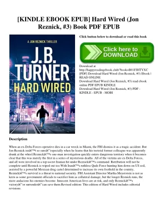 [KINDLE EBOOK EPUB] Hard Wired (Jon Reznick  #3) Book PDF EPUB