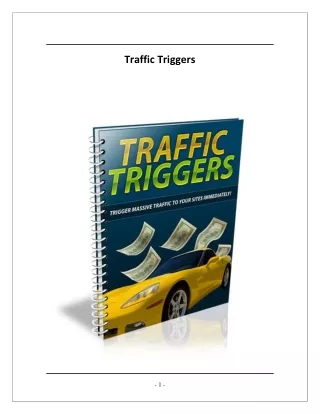 Traffic Triggers FREE Pdf