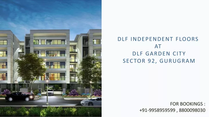 dlf independent floors at dlf garden city sector