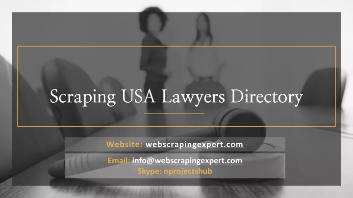 scraping usa lawyers directory