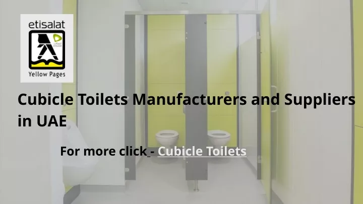 cubicle toilets manufacturers and suppliers in uae