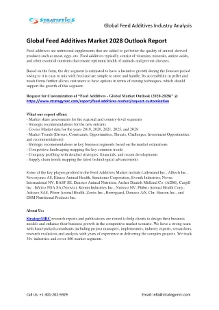global feed additives industry analysis