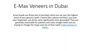 e max veneers in dubai