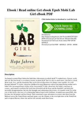 Ebook  Read online Get ebook Epub Mobi Lab Girl eBook PDF