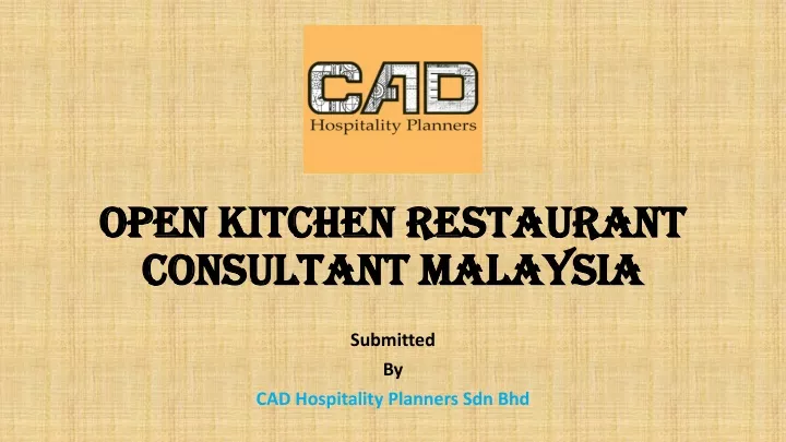 open kitchen restaurant consultant malaysia