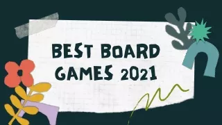 Best Board Games 2021