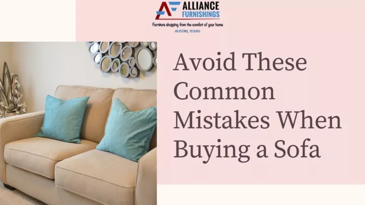 PPT - Avoid These Common Mistakes When Buying A Sofa PowerPoint ...